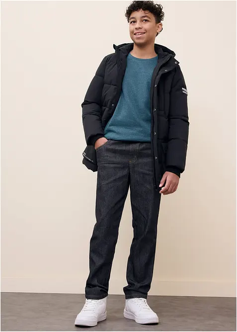 Sweatshirt i myk bomullsmiks (2-pack), bonprix