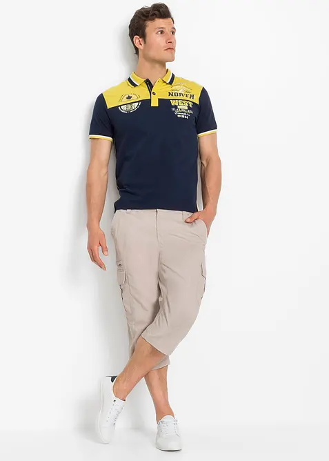 Regular Fit-cargo-bermudashorts i 100% bomull, lang, bonprix