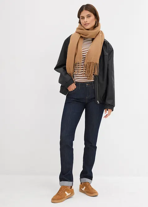 Straight-jeans Mid Waist, Stretch, bonprix