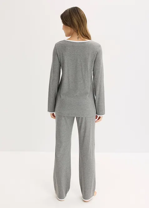 Pyjamas i 100% bomull, bonprix