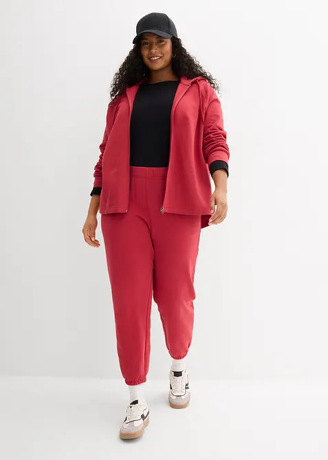 Sweatjakke i 100% &oslash;kologisk bomull, bonprix