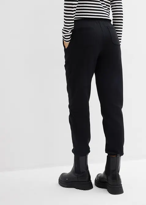 Joggebukse i 100% &oslash;kologisk bomull (2-pack), bonprix