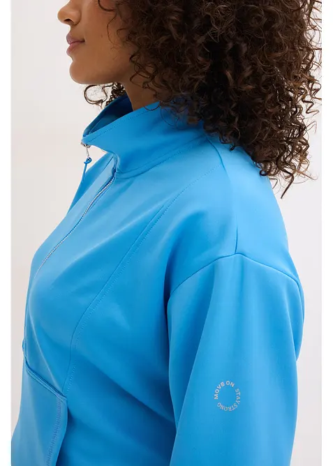 Treningsjakke med st&aring;krage, bonprix