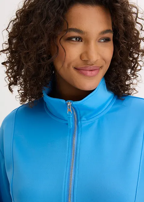 Treningsjakke med st&aring;krage, bonprix