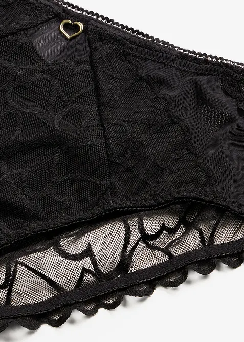 Maxitruse med delikat blonde, bonprix