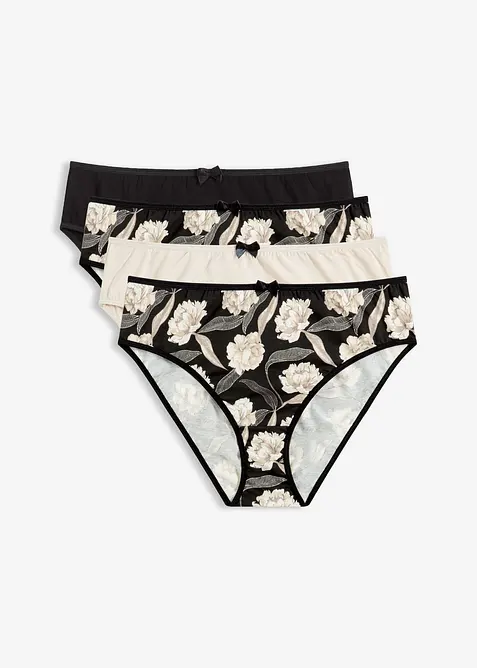 Maxitruse med komfortabel bomull (4-pack), bonprix