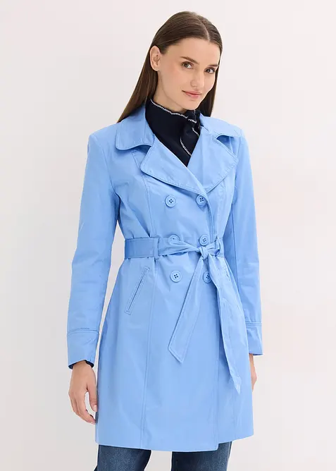 Trenchcoat i bomull, bonprix