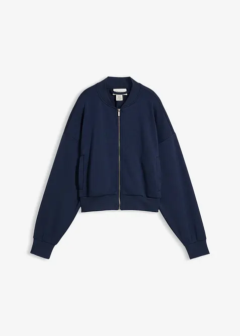 Bomberjakke av myk viskosemiks, bonprix