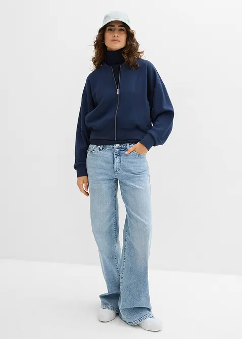 Bomberjakke av myk viskosemiks, bonprix