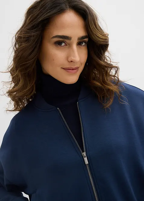 Bomberjakke av myk viskosemiks, bonprix