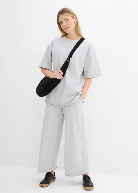 Lang sweatshirt i 100% bomull, bonprix