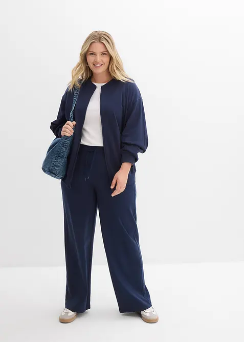 Sweatjakke av 100% bomull, bonprix