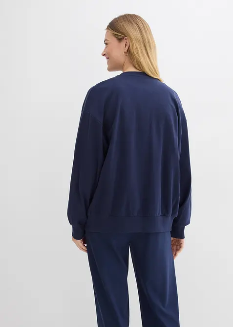 Sweatjakke av 100% bomull, bonprix