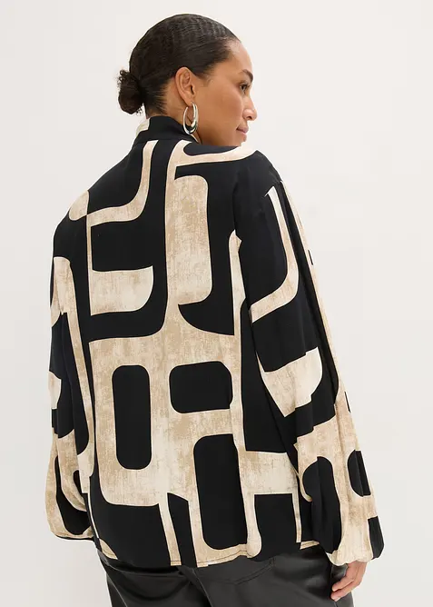 Sl&oslash;yfebluse i lett viskose, bonprix