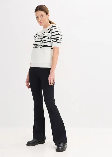 Genser med puffermer, bonprix