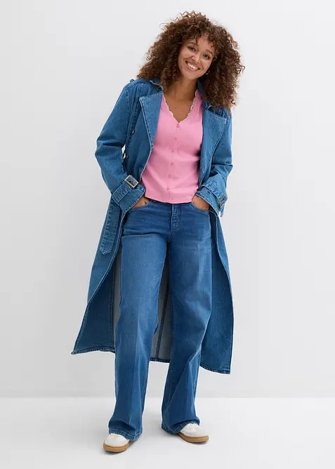 2-i-1-topp av 100% bomull, bonprix