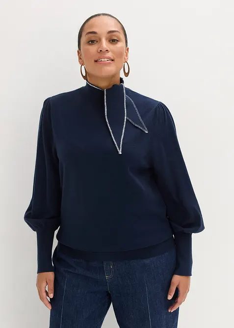 Genser i viskosemiks, bonprix