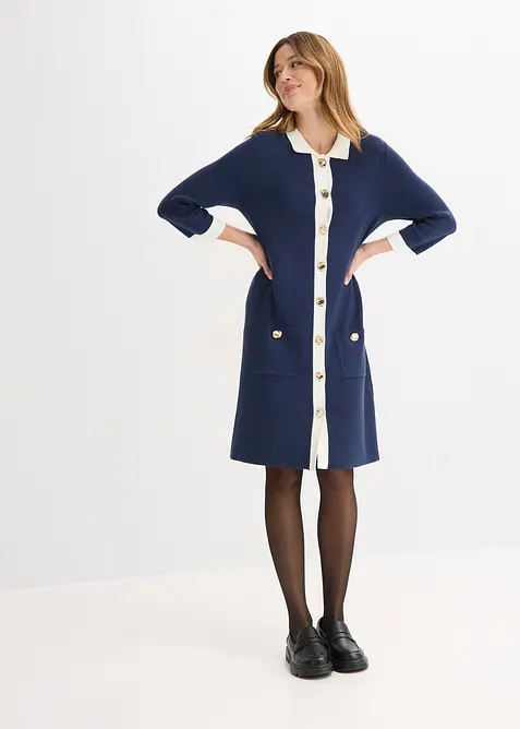 Strikket kjole, bonprix