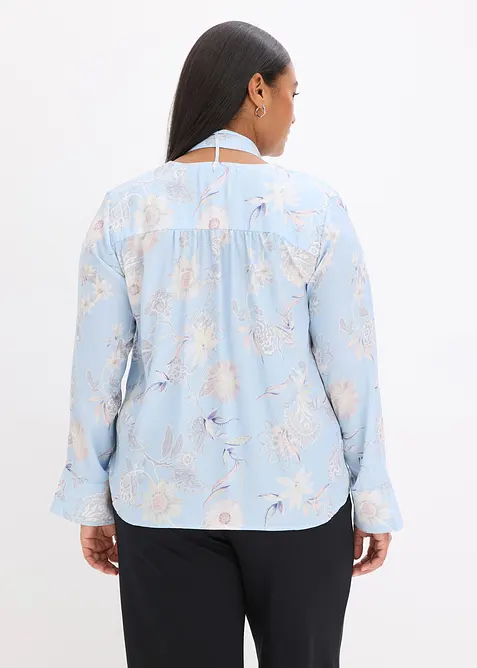 Tunika i tynn sateng, bonprix