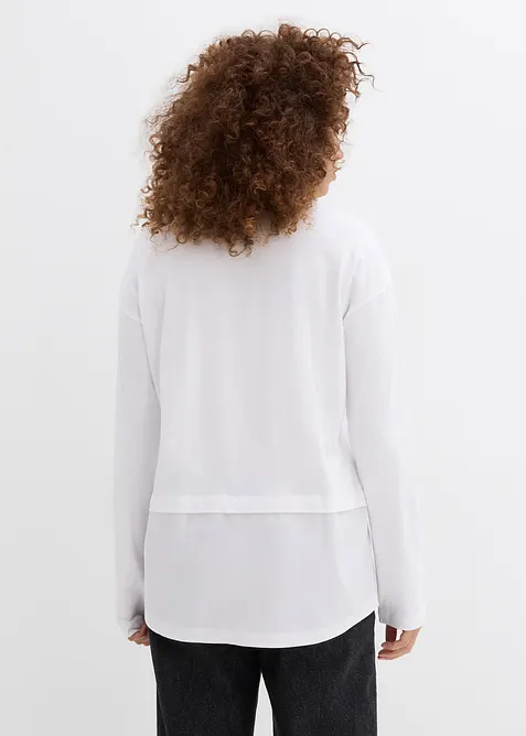 Topp med bluseinnsats, bonprix