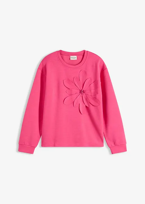 Sweatshirt med applikasjon, bonprix