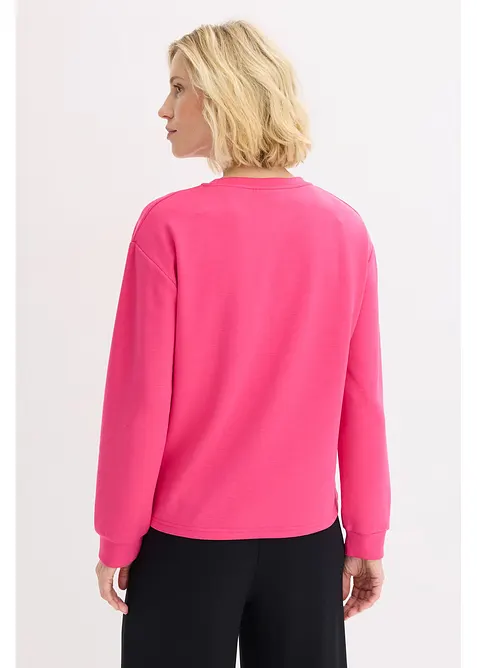 Sweatshirt med applikasjon, bonprix