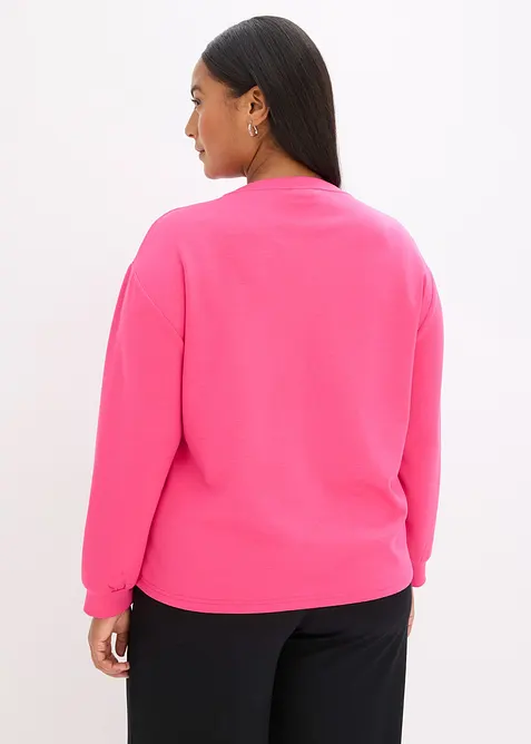 Sweatshirt med applikasjon, bonprix