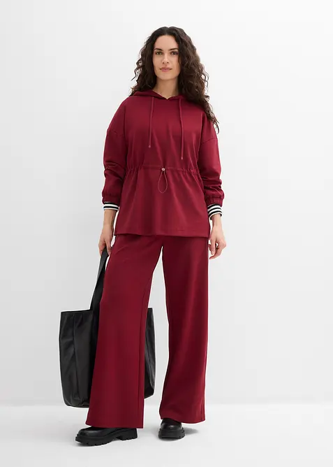 Lang sweatshirt av mykt scuba-materiale, bonprix