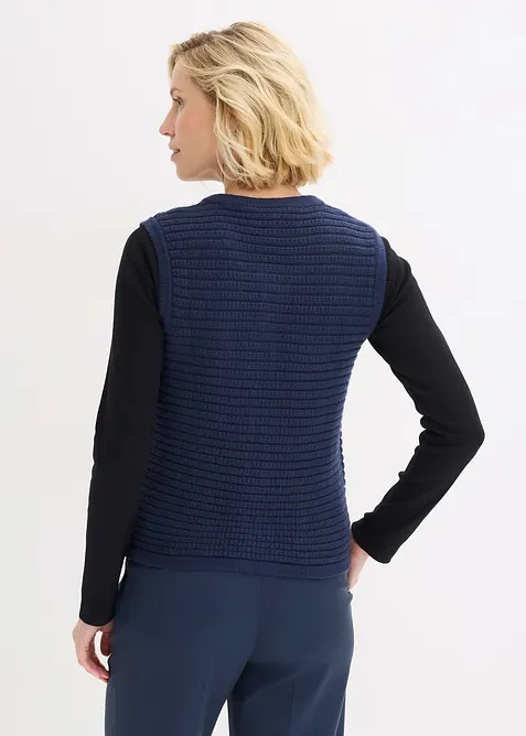 Strikket vest, bonprix