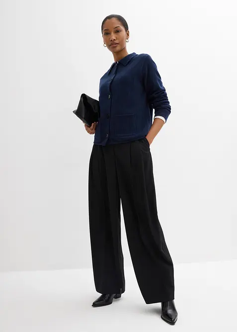 Cardigan i viskosemiks, bonprix