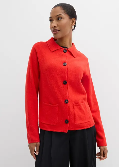 Cardigan i viskosemiks, bonprix