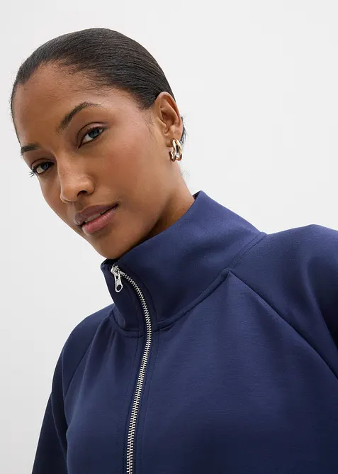 Jakke i materialmiks, bonprix