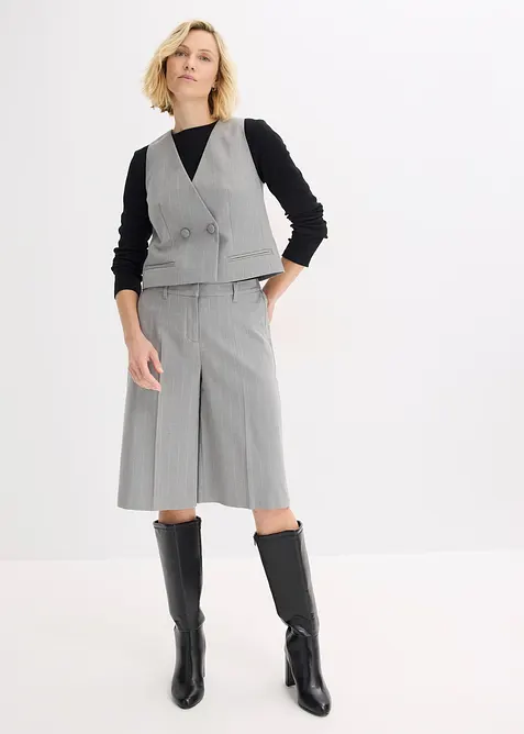 Bermudashorts med pin stripes og legg, bonprix