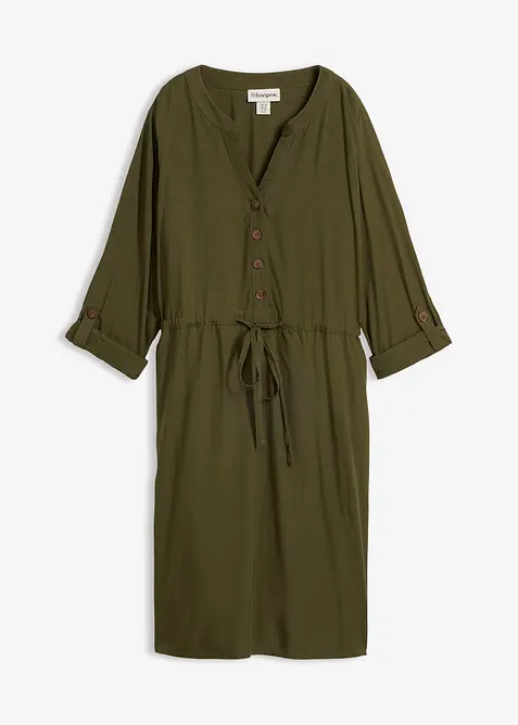 Skjortekjole i lett viskose, bonprix