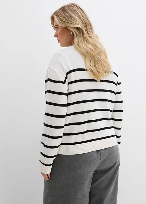 Cardigan i bomullsmiks, bonprix