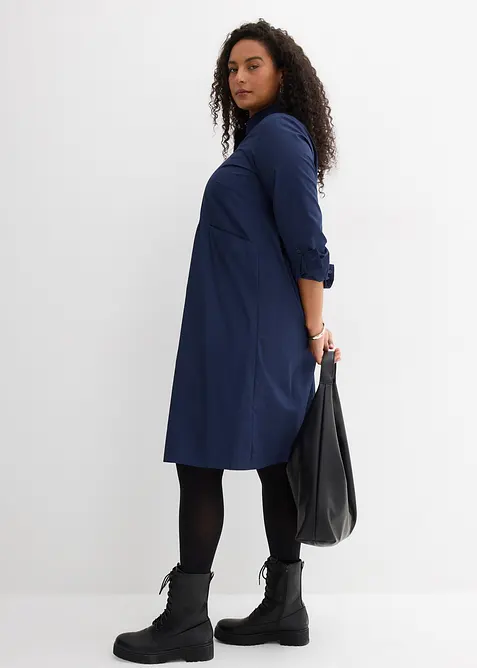 Skjortekjole i 100% bomull, bonprix