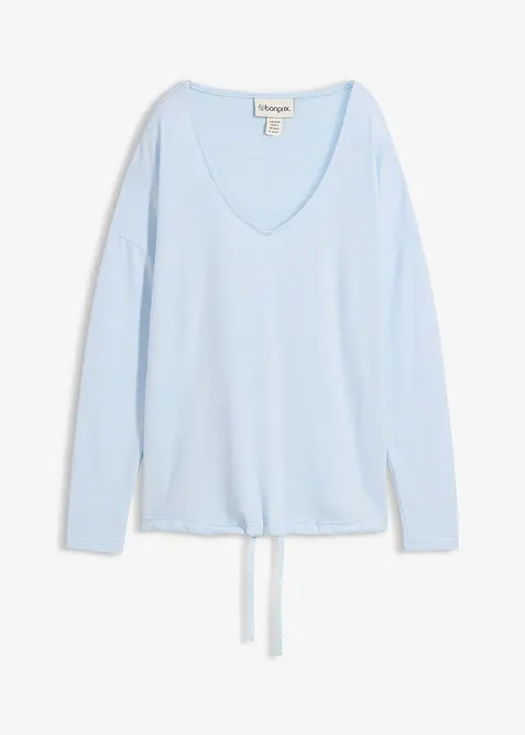 Oversized sweatshirt i strikket stil, bonprix