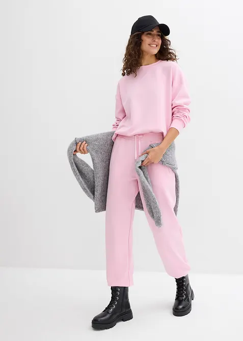 Joggebukse i mykt scuba-materiale, bonprix