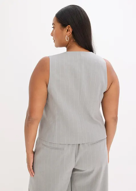 Dressvest med n&aring;lstripem&oslash;nster, bonprix