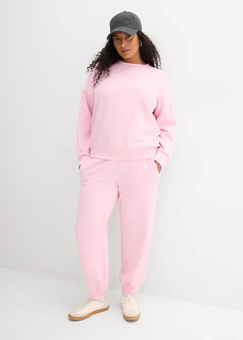 Sweatshirt i mykt scubamateriale, bonprix