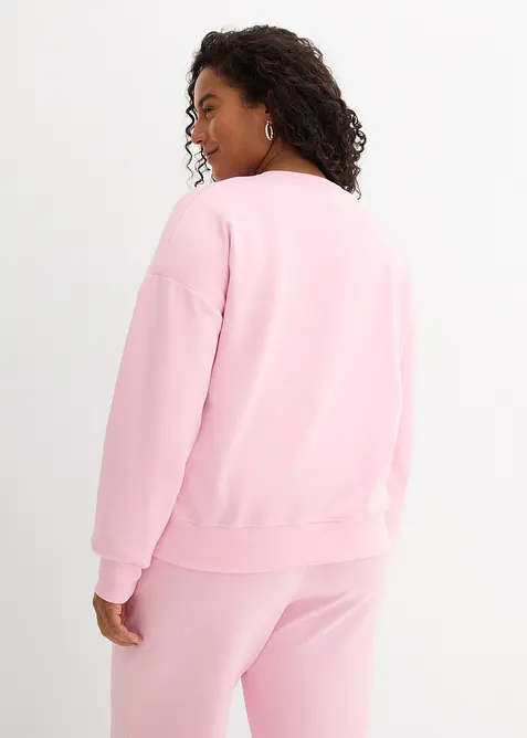 Sweatshirt i mykt scubamateriale, bonprix