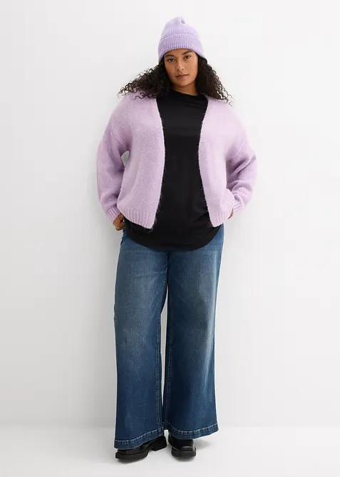 Lang topp i 100% &oslash;kologisk bomull (2-pack), bonprix