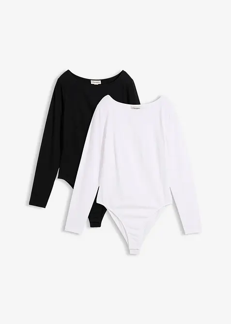 Langermet body (2-pack), bonprix