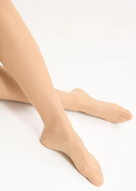 Stay-ups med blonder 20 DEN, bonprix