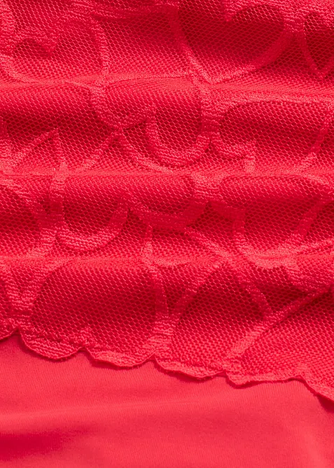 Shape-stringtruse med hjerteblonder, middels formende, bonprix