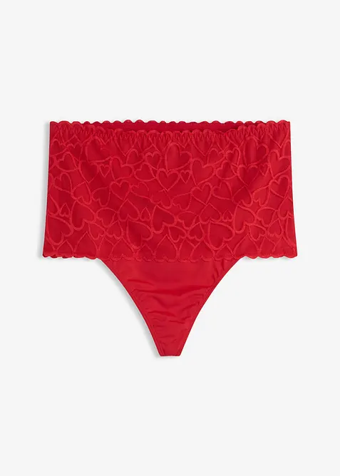 Shape-stringtruse med hjerteblonder, middels formende, bonprix