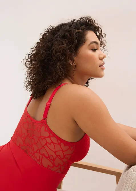 Medium Shape-body med hjerteblonde, bonprix