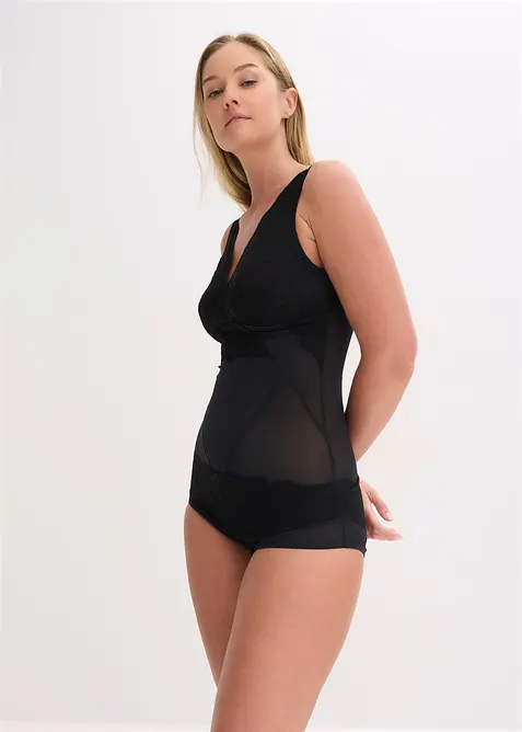 Shape-body med blonder, lett formende, bonprix