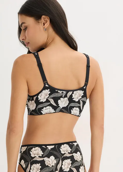 BH uten b&oslash;yle med lukning foran, med &oslash;kologisk bomull (2-pack), bonprix