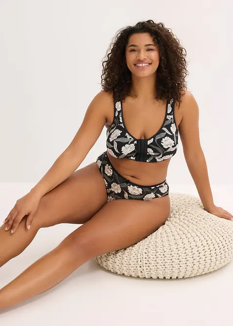 BH uten b&oslash;yle med lukning foran, med &oslash;kologisk bomull (2-pack), bonprix